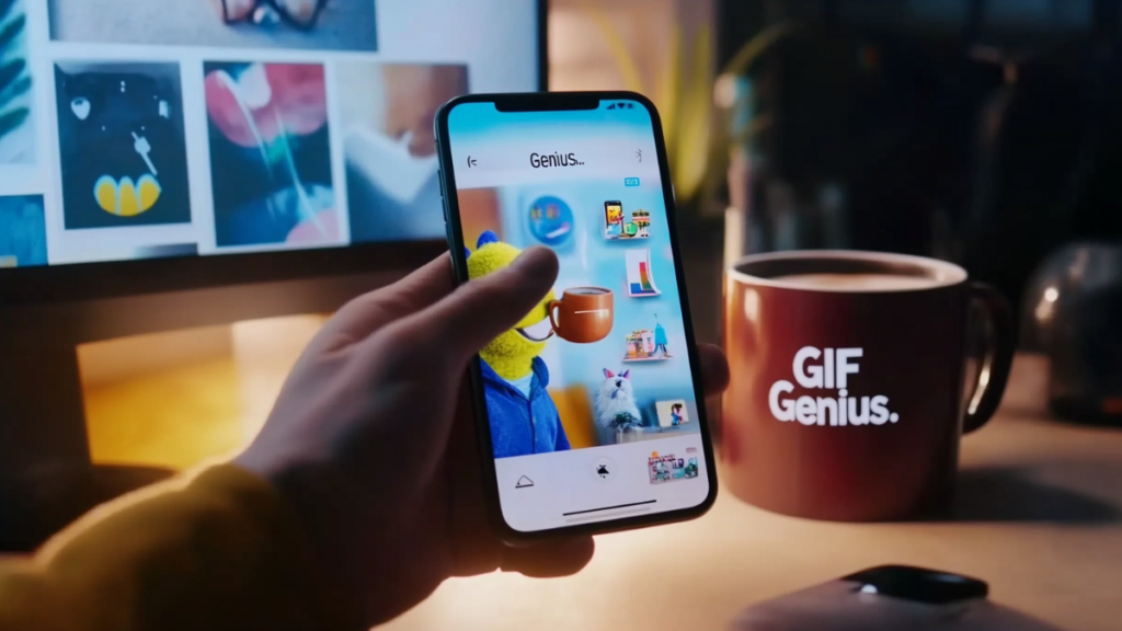 GIF-based socializing