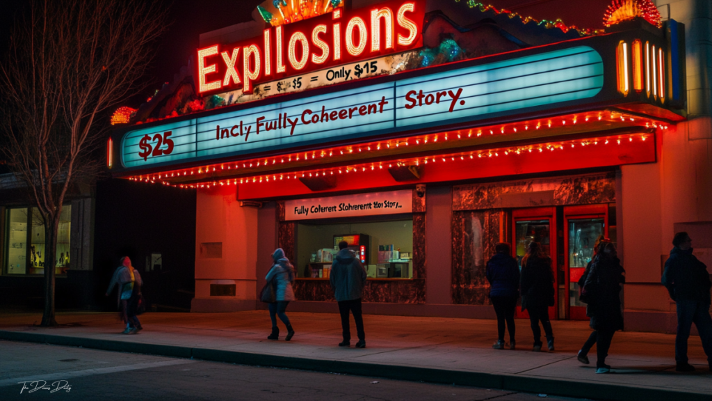 Film Studios to Charge Extra for Movies That Actually Have Plots